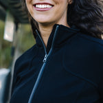 Kastel Denmark Black Scuba Full Zip Jacket - Kastel Denmark - Equiluxe Tack