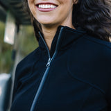 Kastel Denmark Black Scuba Full Zip Jacket - Kastel Denmark - Equiluxe Tack