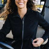Kastel Denmark Black Scuba Full Zip Jacket - Kastel Denmark - Equiluxe Tack