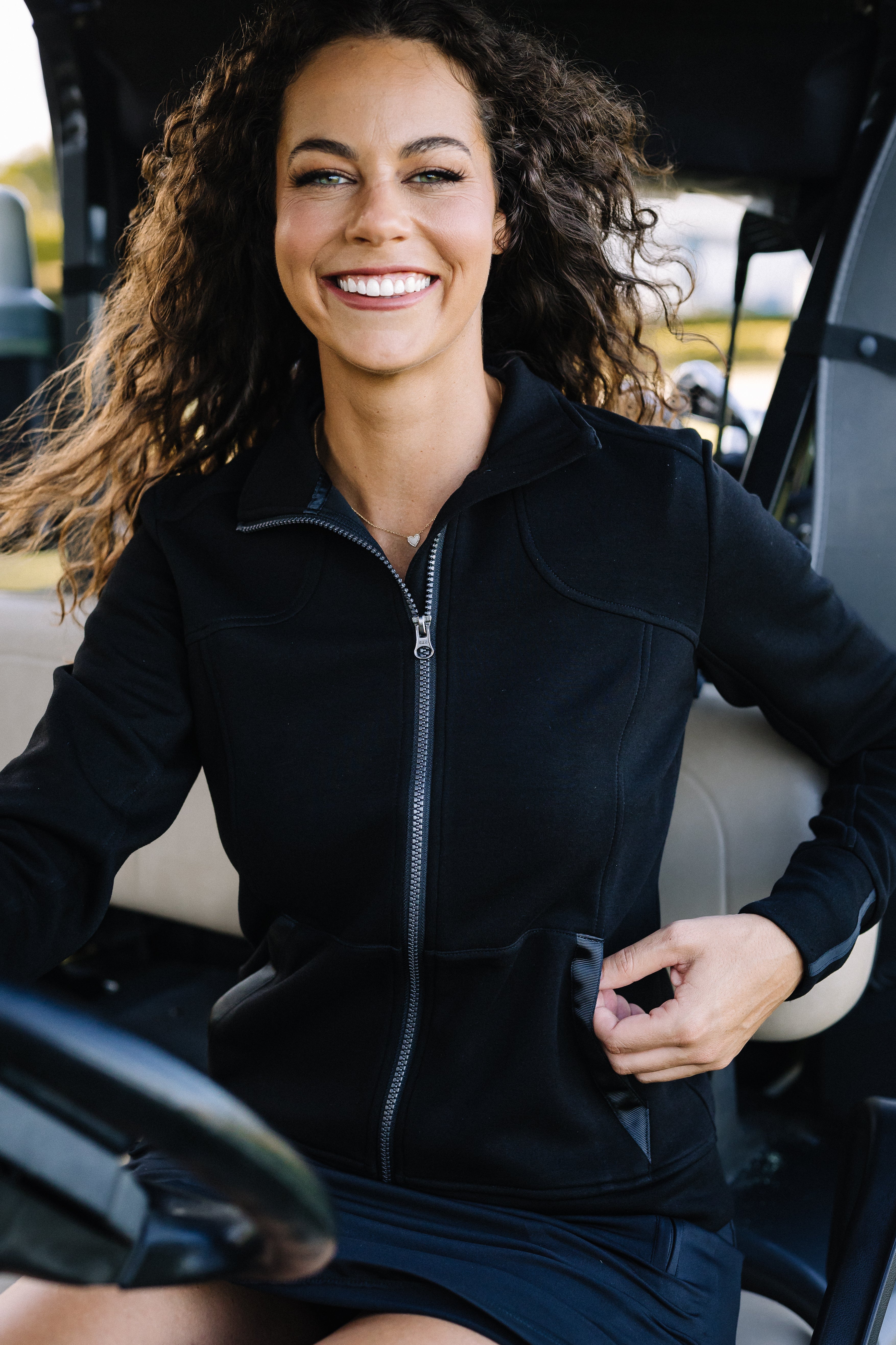 Kastel Denmark Black Scuba Full Zip Jacket - Kastel Denmark - Equiluxe Tack