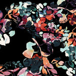 Kastel Denmark Black Watercolor Floral Long Sleeve 1/4 Zip Sun Shirt - Kastel Denmark - Equiluxe Tack