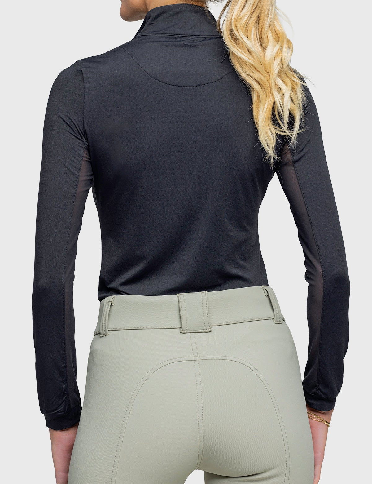 Kastel Denmark Black with Black Trim Long Sleeve Sun Shirt - Kastel Denmark - Equiluxe Tack