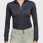 Kastel Denmark Black with Black Trim Long Sleeve Sun Shirt - Kastel Denmark - Equiluxe Tack