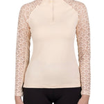 Kastel Denmark Blush Pink Lace Long Sleeve Raglan - Kastel Denmark - Equiluxe Tack