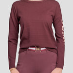 Kastel Denmark Cabernet & Rose Crewneck "Jump" Sweater - Kastel Denmark - Equiluxe Tack