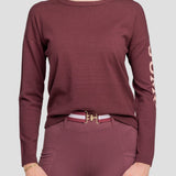 Kastel Denmark Cabernet & Rose Crewneck "Jump" Sweater - Kastel Denmark - Equiluxe Tack