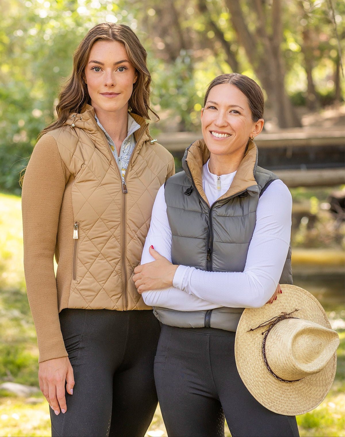 Kastel Denmark Camel Quilted Front Hooded Knit Jacket - Kastel Denmark - Equiluxe Tack