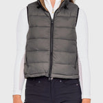 Kastel Denmark Camel & Slate Solid Reversible Puffer Vest - Kastel Denmark - Equiluxe Tack