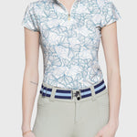 Kastel Denmark Cap Sleeve Chambray Blue Poppies - Kastel Denmark - Equiluxe Tack