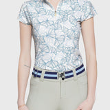 Kastel Denmark Cap Sleeve Chambray Blue Poppies - Kastel Denmark - Equiluxe Tack
