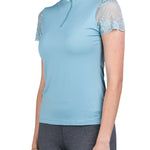 Kastel Denmark Cap Sleeve Reef Water Blue Lace 1/4 Zip - Kastel Denmark - Equiluxe Tack