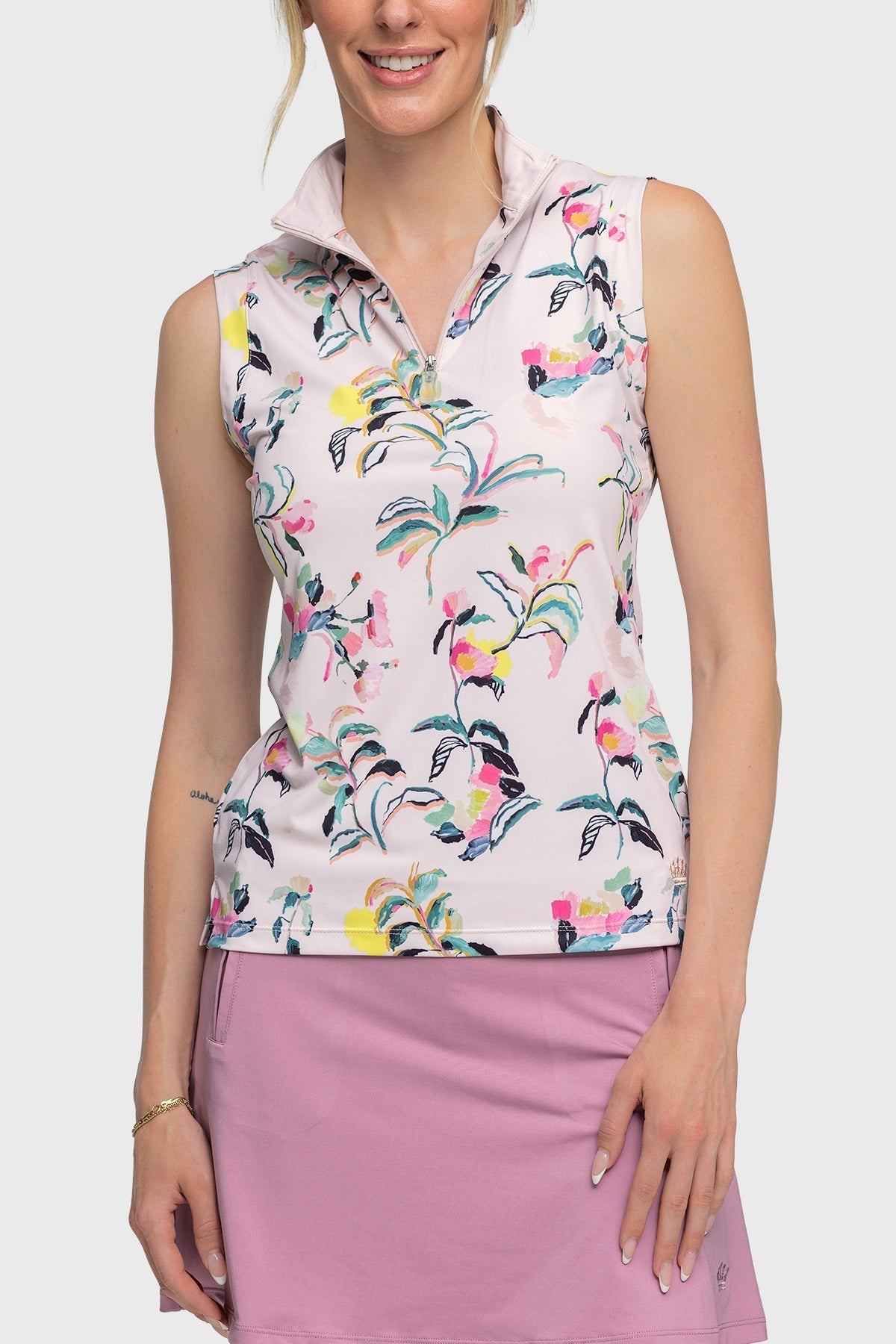 Kastel Denmark Coral Garden Blooms Sleeveless Sun Shirt - Kastel Denmark - Equiluxe Tack