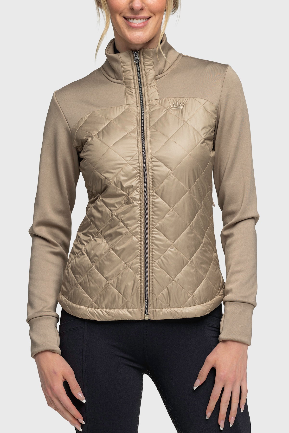 Kastel Denmark Desert Quilted Front Full Zip Jacket - Kastel Denmark - Equiluxe Tack