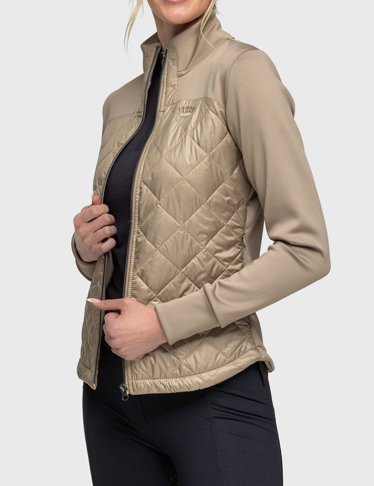 Kastel Denmark Desert Quilted Front Full Zip Jacket - Kastel Denmark - Equiluxe Tack
