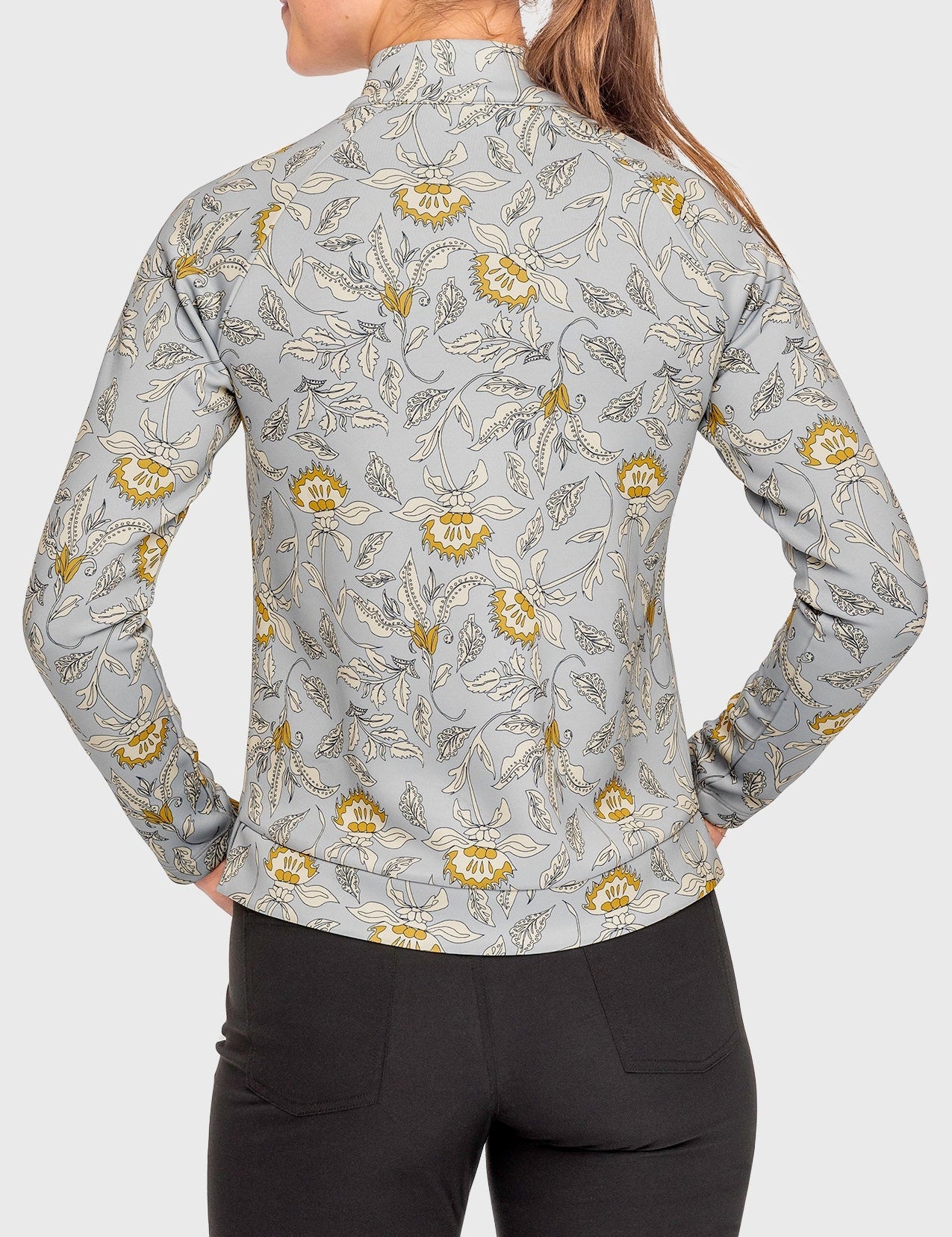 Kastel Denmark Dove Vintage Jacobean Scuba 1/2 Zip Pullover - Kastel Denmark - Equiluxe Tack