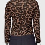 Kastel Denmark Espresso Leopard Full Zip Track Jacket - Kastel Denmark - Equiluxe Tack