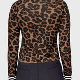Kastel Denmark Espresso Leopard Full Zip Track Jacket - Kastel Denmark - Equiluxe Tack