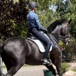 Kastel Denmark French Blue Regal Palm Long Sleeve 1/4 Zip Sun Shirt - Kastel Denmark - Equiluxe Tack