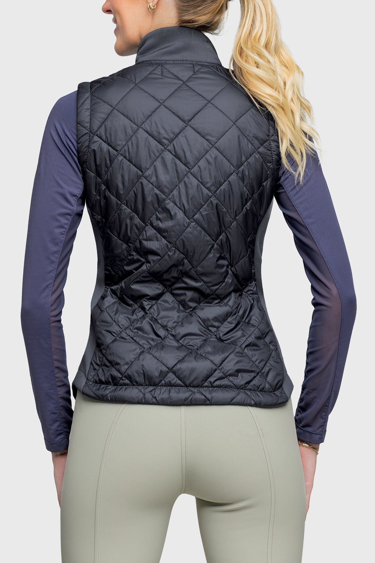 Kastel Denmark Full Zip Black Quilted Vest - Kastel Denmark - Equiluxe Tack