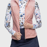 Kastel Denmark Full Zip Blush Quilted Vest - Kastel Denmark - Equiluxe Tack