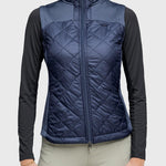 Kastel Denmark Full Zip Navy Quilted Vest - Kastel Denmark - Equiluxe Tack