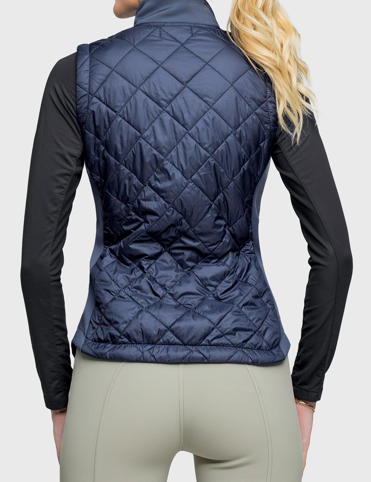 Kastel Denmark Full Zip Navy Quilted Vest - Kastel Denmark - Equiluxe Tack