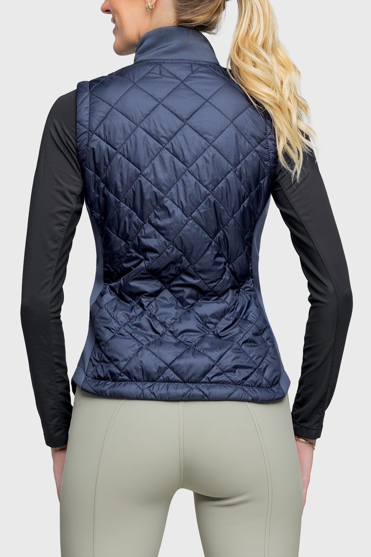 Kastel Denmark Full Zip Navy Quilted Vest - Kastel Denmark - Equiluxe Tack