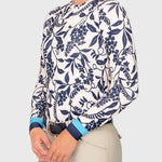 Kastel Denmark Gardenia Climbing Vine Long Sleeve Crewneck - Kastel Denmark - Equiluxe Tack