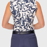 Kastel Denmark Gardenia Climbing Vine Ruched Back 1/4 Zip Tank - Kastel Denmark - Equiluxe Tack