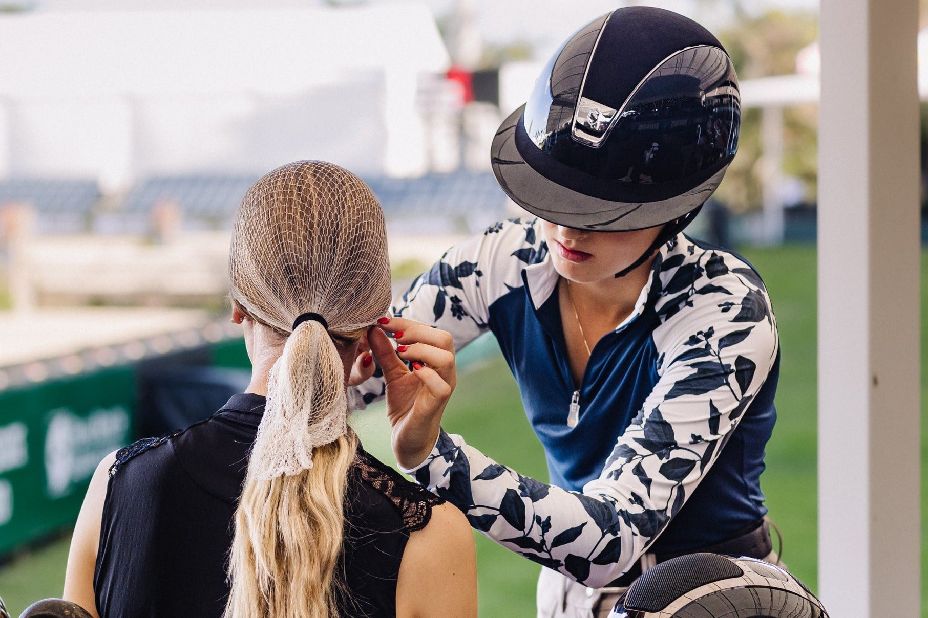 Kastel Denmark Indigo Lithograph Leaf Long Sleeve Raglan 1/4 Zip Shirt - Kastel Denmark - Equiluxe Tack