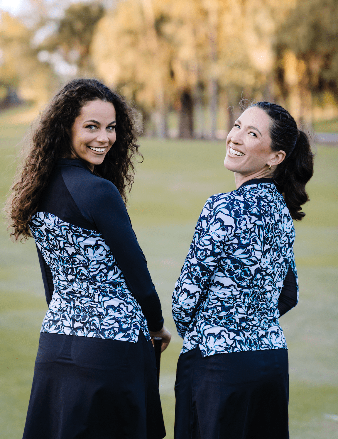 Kastel Denmark Long Sleeve Blue Floral Performance Raglan 1/4 Zip Shirt - Kastel Denmark - Equiluxe Tack