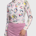 Kastel Denmark Long Sleeve Coral Garden Blooms 1/4 Zip - Kastel Denmark - Equiluxe Tack