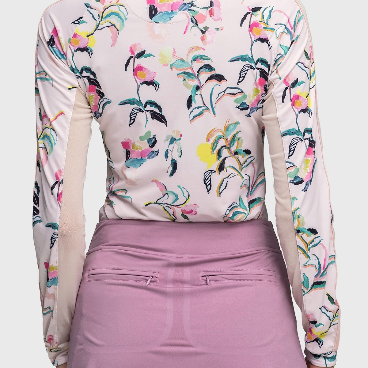 Kastel Denmark Long Sleeve Coral Garden Blooms 1/4 Zip - Kastel Denmark - Equiluxe Tack