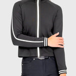 Kastel Denmark Long Sleeve Full Zip Black Track Jacket - Kastel Denmark - Equiluxe Tack