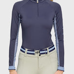 Kastel Denmark Long Sleeve Navy "Hunter" 1/4 Zip - Kastel Denmark - Equiluxe Tack