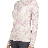 Kastel Denmark Long Sleeve Orchid Haze Leaf 1/4 Zip - Kastel Denmark - Equiluxe Tack