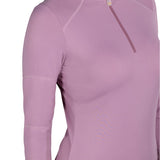 Kastel Denmark Long Sleeve Orchid Haze Paneled Solid 1/4 Zip - Kastel Denmark - Equiluxe Tack