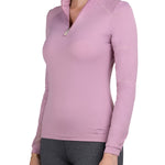 Kastel Denmark Long Sleeve Orchid Haze Paneled Solid 1/4 Zip - Kastel Denmark - Equiluxe Tack