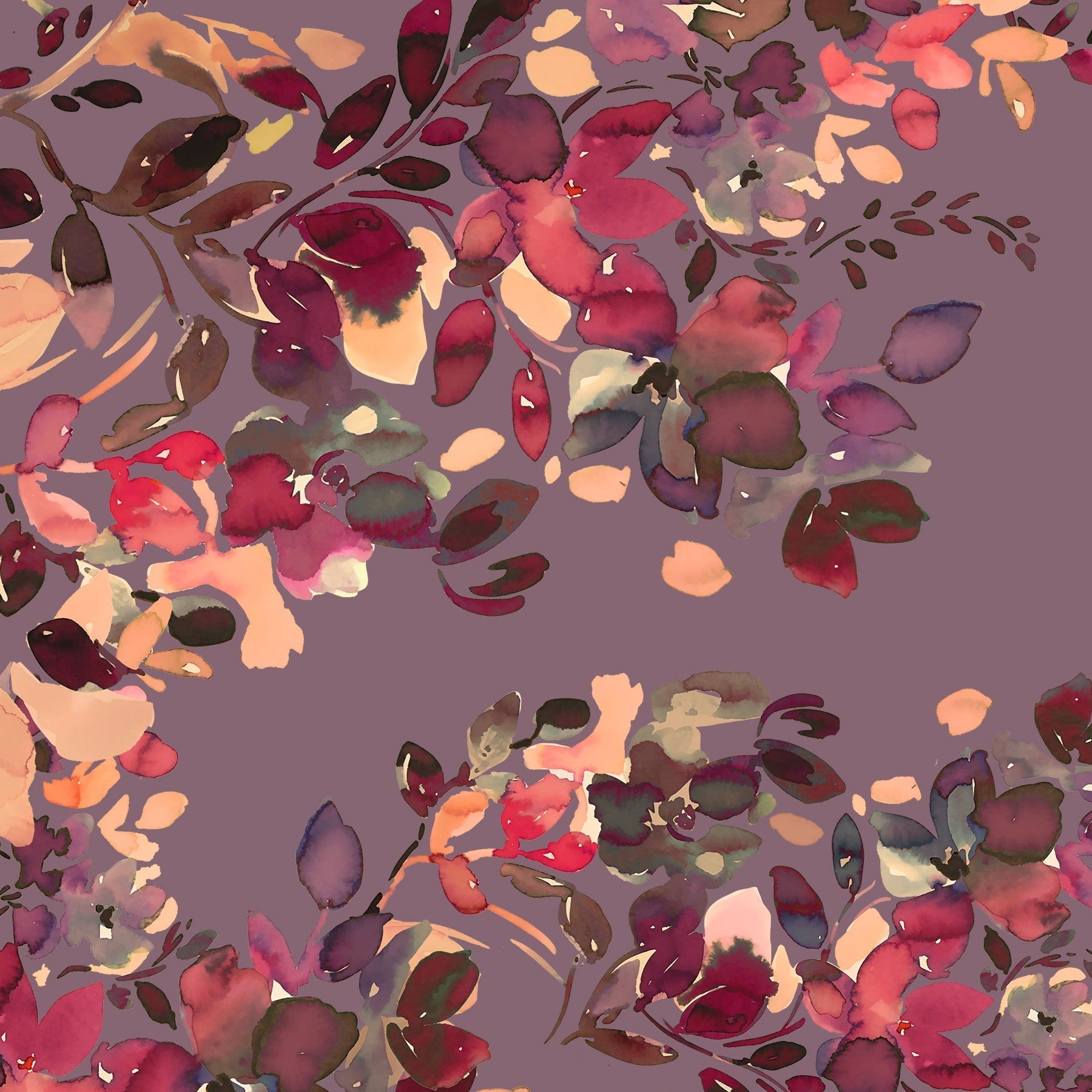 Kastel Denmark Long Sleeve Raglan Dusty Mauve Watercolor 1/4 Zip - Kastel Denmark - Equiluxe Tack