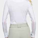 Kastel Denmark Long Sleeve White Tailored Shirt with Horseshoe Inner Print - Kastel Denmark - Equiluxe Tack