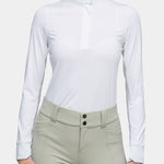 Kastel Denmark Long Sleeve White Tailored Shirt with Horseshoe Inner Print - Kastel Denmark - Equiluxe Tack