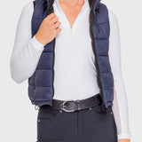 Kastel Denmark Navy and Black Solid Reversible Puffer Vest - Kastel Denmark - Equiluxe Tack