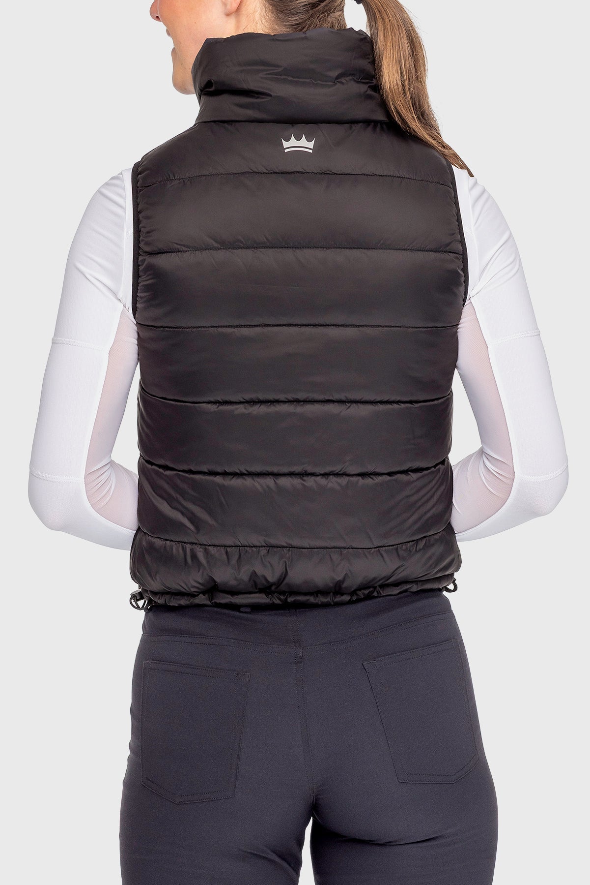 Kastel Denmark Navy and Black Solid Reversible Puffer Vest - Kastel Denmark - Equiluxe Tack