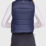 Kastel Denmark Navy and Black Solid Reversible Puffer Vest - Kastel Denmark - Equiluxe Tack
