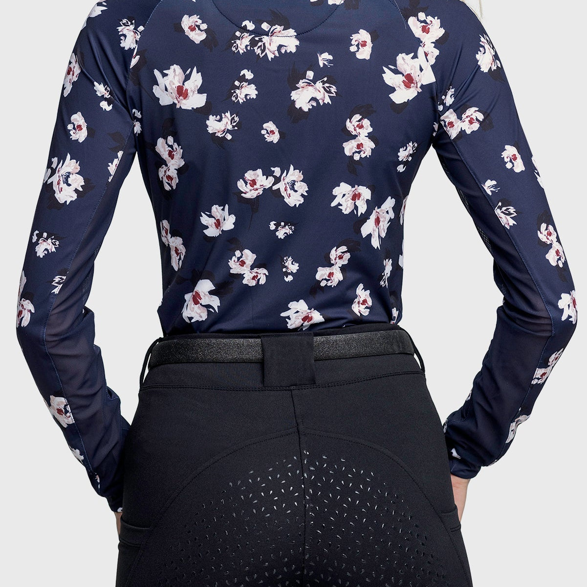 Kastel Denmark Navy Floral Print Long Sleeve Navy Floral - Kastel Denmark - Equiluxe Tack