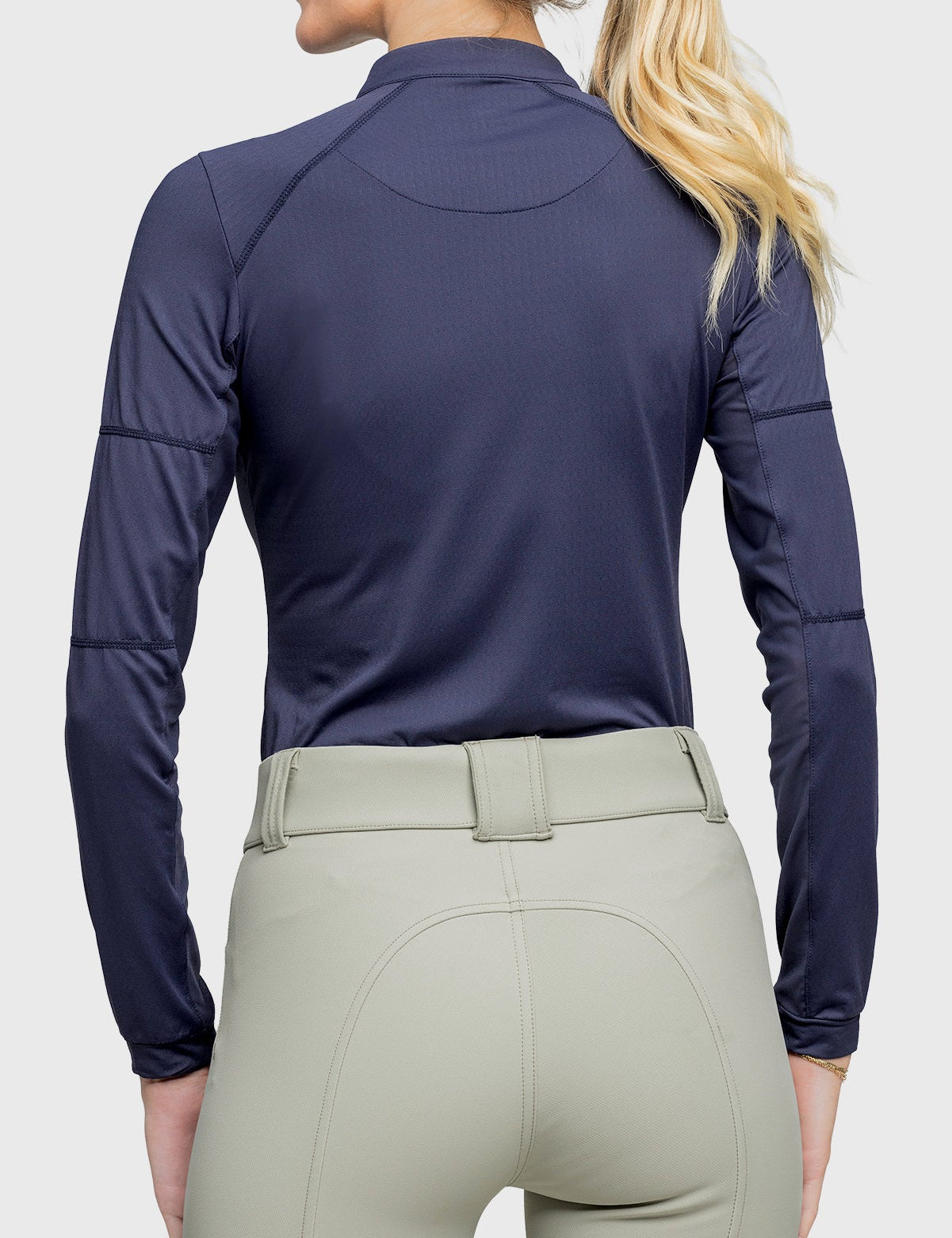 Kastel Denmark Navy Paneled Long Sleeve Sun Shirt - Kastel Denmark - Equiluxe Tack