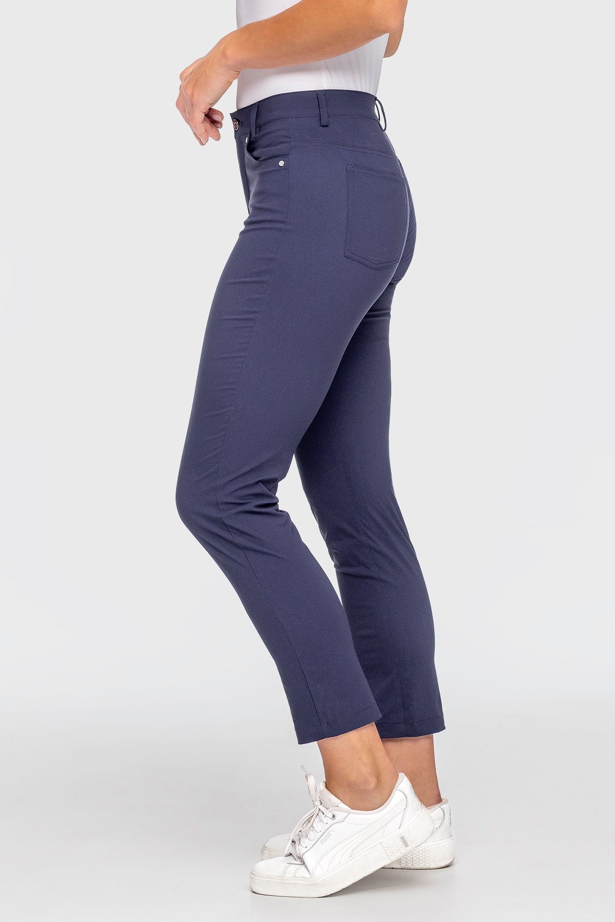 Kastel Denmark Navy Tailored 7/8" Active Pant - Kastel Denmark - Equiluxe Tack