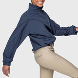 Kastel Denmark Navy W/Black Piping Anorak Jacket - Kastel Denmark - Equiluxe Tack