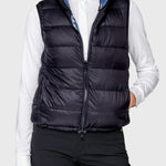 Kastel Denmark Pacific Blue Wild Rose & Black Reversible Puffer Vest - Kastel Denmark - Equiluxe Tack