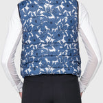Kastel Denmark Pacific Blue Wild Rose & Black Reversible Puffer Vest - Kastel Denmark - Equiluxe Tack
